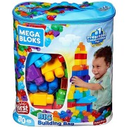 Mega Bloks Classic Big Building Bag,80 Pieces - USED